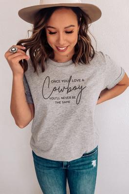 Once You Love a Cowboy Graphic Tee