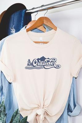 Plus Size Outsider Graphic Tee