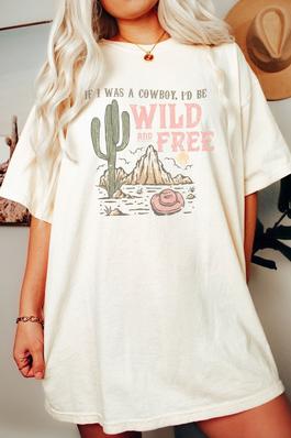 Wild and Free Comfort Colors Graphic Tee
