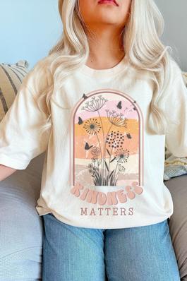 Kindness Matters Comfort Colors Graphic Tee