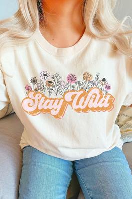 Stay Wild Comfort Colors Graphic Tee