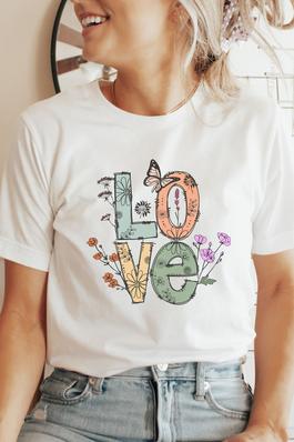 Floral Love Graphic Tee