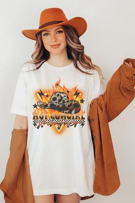 Hot Cowgirl Summer Comfort Colors Graphic Tee