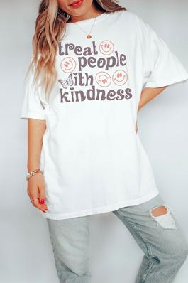 Treat People With Kindness Comfort Colors Graphic