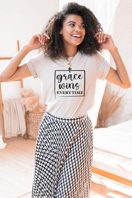 Grace Wins Everytime Graphic Tee