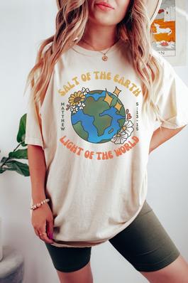 Salt of the Earth Comfort Colors Graphic Tee