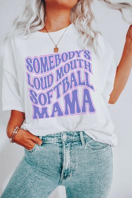 Somebody's Loud Mouth Comfort Colors Graphic Tee