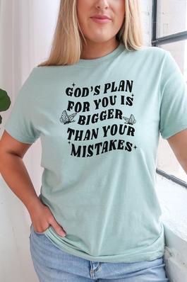 God's Plan For You Graphic Tee
