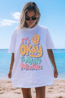It's Okay To Make Mistakes Comfort Colors Graphic