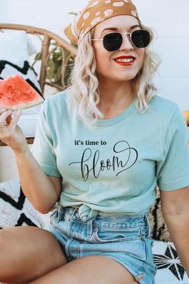 It's Time To Bloom Graphic Tee