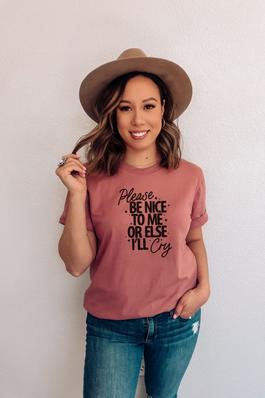 Please Be Nice To Me Graphic Tee