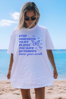 Stop Shrinking Comfort Colors Graphic Tee