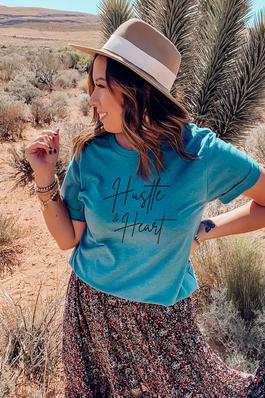 Hustle and Heart Graphic Tee