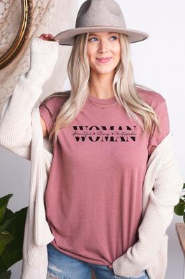 Woman Beautiful Strong Graphic Tee