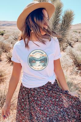 Happiness is by the Lake Graphic Tee