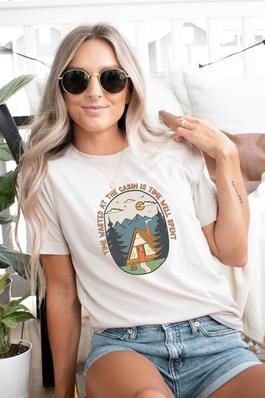 Time Wasted at the Cabin Graphic Tee