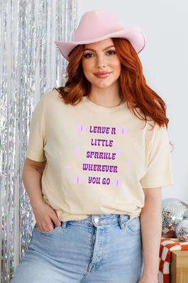 Leave a Little Sparkle Graphic Tee