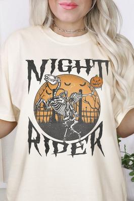 Night Rider Comfort Colors Graphic Tee