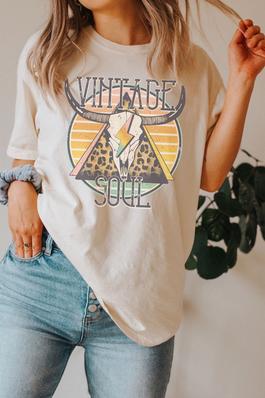 Oversized Vintage Soul Comfort Colors Graphic Tee