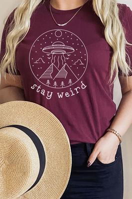  Stay Weird Graphic Tee