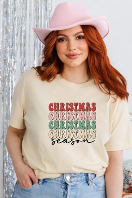 Boho Christmas Graphic T-Shirt