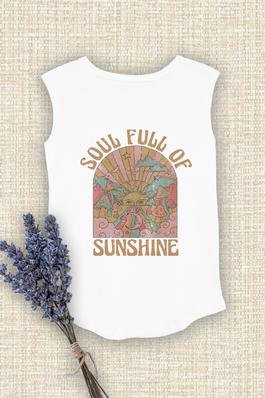 Soul Full Of Sunshine,  PLUS Cotton Modal Tank