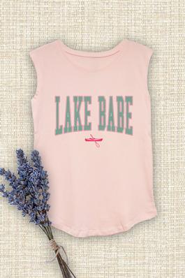 Lake Babe ,   Cotton Modal Sleeveless Tank