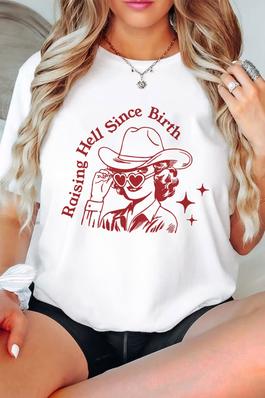 Cowgirl,  UNISEX Round Neck T-Shirt