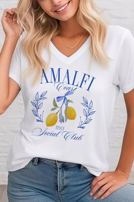  Amalfi Coast ,  PLUS Unisex  V Neck T-Shirt