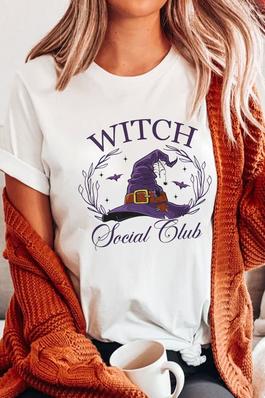  Witch Social Club,  UNISEX Round Neck  Tee