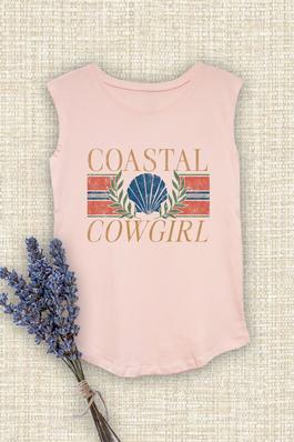  Coastal Cowgirl ,  Cotton Modal Sleeveless Tank