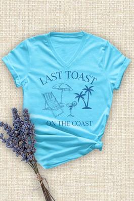 Last Toast , PLUS Unisex V Neck T-Shirt