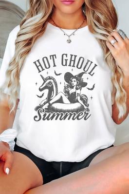 Hot Ghoul Summer ,  UNISEX Round Neck  Tee