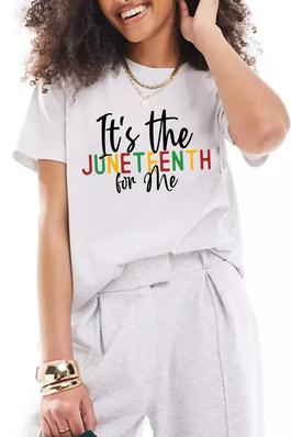 ITS THE JUNETEENTH GRAPHIC WOMEN TEE