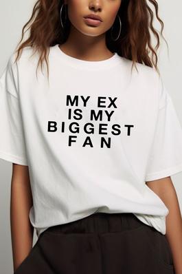 MY EX IS MY BLG GERST FAN GRAPHIC PLUS TEE