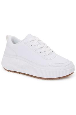 WOMENS LACE UP PLATFORM ATHLETIC SNEAKERS CLOVER