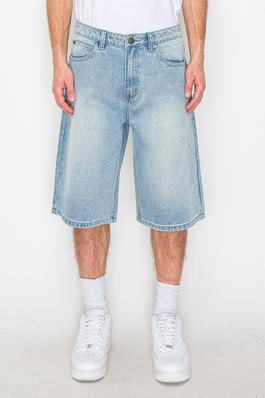 DS2099 - C / Baggy Fit Denim Shorts