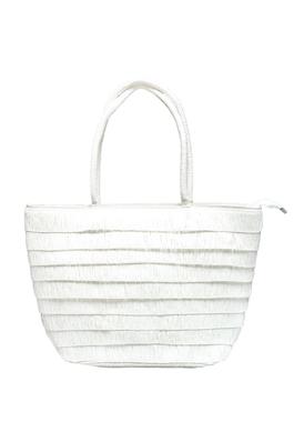 LARGE STRAW FRINGE TROPICAL VACATION TOTE BAG 