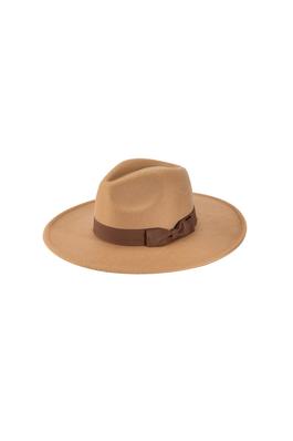 FAUX SUEDE FEDORA HAT