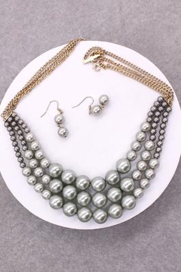 PEARL LAYER  NECKLACE 