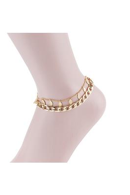 TWO CHAIN ANKLET 