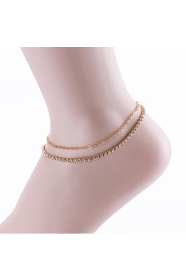 DOUNLE CHAIN ANKLET 