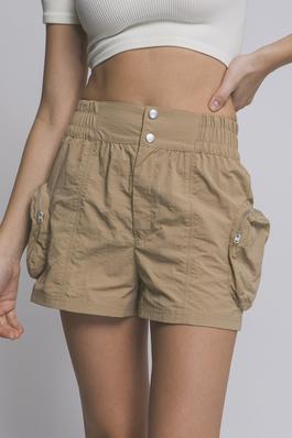 Cargo Shorts with Puffy Side Pockets