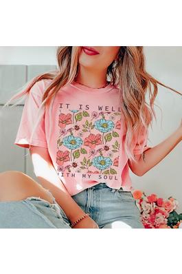 IT IS WELL WITH MY SOUL VER.2 GRAPHIC T SHIRT