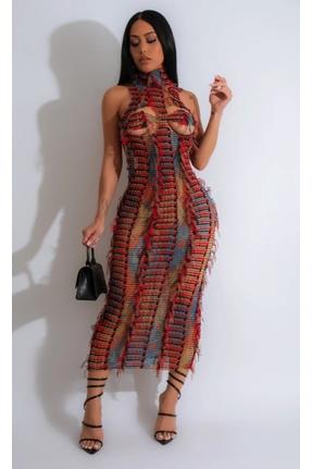 Unleash Your Boldness with Sexy Frill Dress