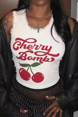 Trendy Cherry Bomb Crop Top for Bold Fashion