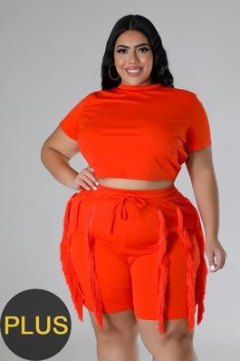 Stylish Two-Piece Set for Confident Curves