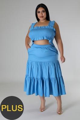 Plus Size Two-Piece Set for Modern Elegance