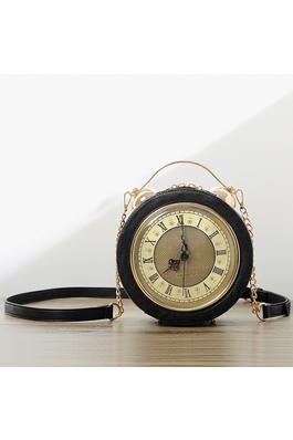 Real Alarm Clock Vintage Women HandBag