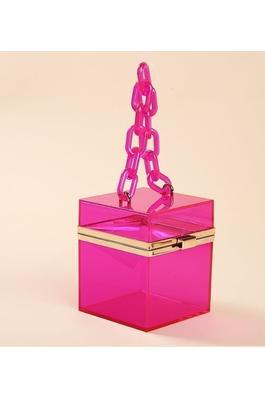 Simple Square Purses Gift box Transparent Bag